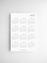 Load image into Gallery viewer, A5 | 2025 Calendar Cards
