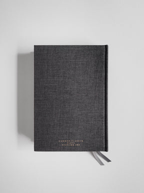 2027 A5 planner back cover in Charcoal #color_charcoal