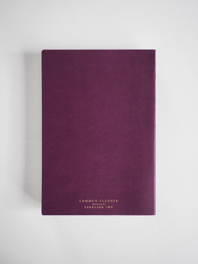 2027 A5 planner back cover in Mulberry #color_mulberry