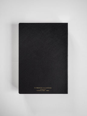 2027 A5 planner back cover in Onyx #color_onyx