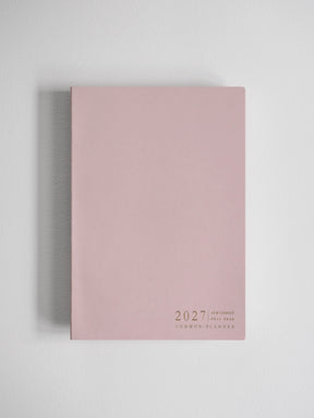 2027 A5 Horizontal Compact planner interior layout in Fairy Floss #color_fairyfloss