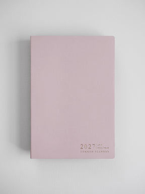 2027 A5 Horizontal Full year planner interior layout in Fairy Floss #color_fairyfloss