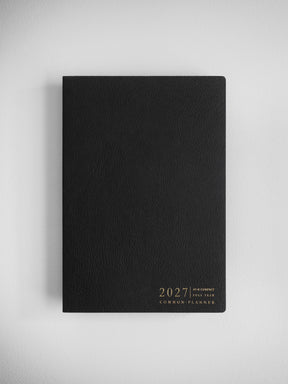 2027 A5 Horizontal Compact planner interior layout in Onyx #color_onyx