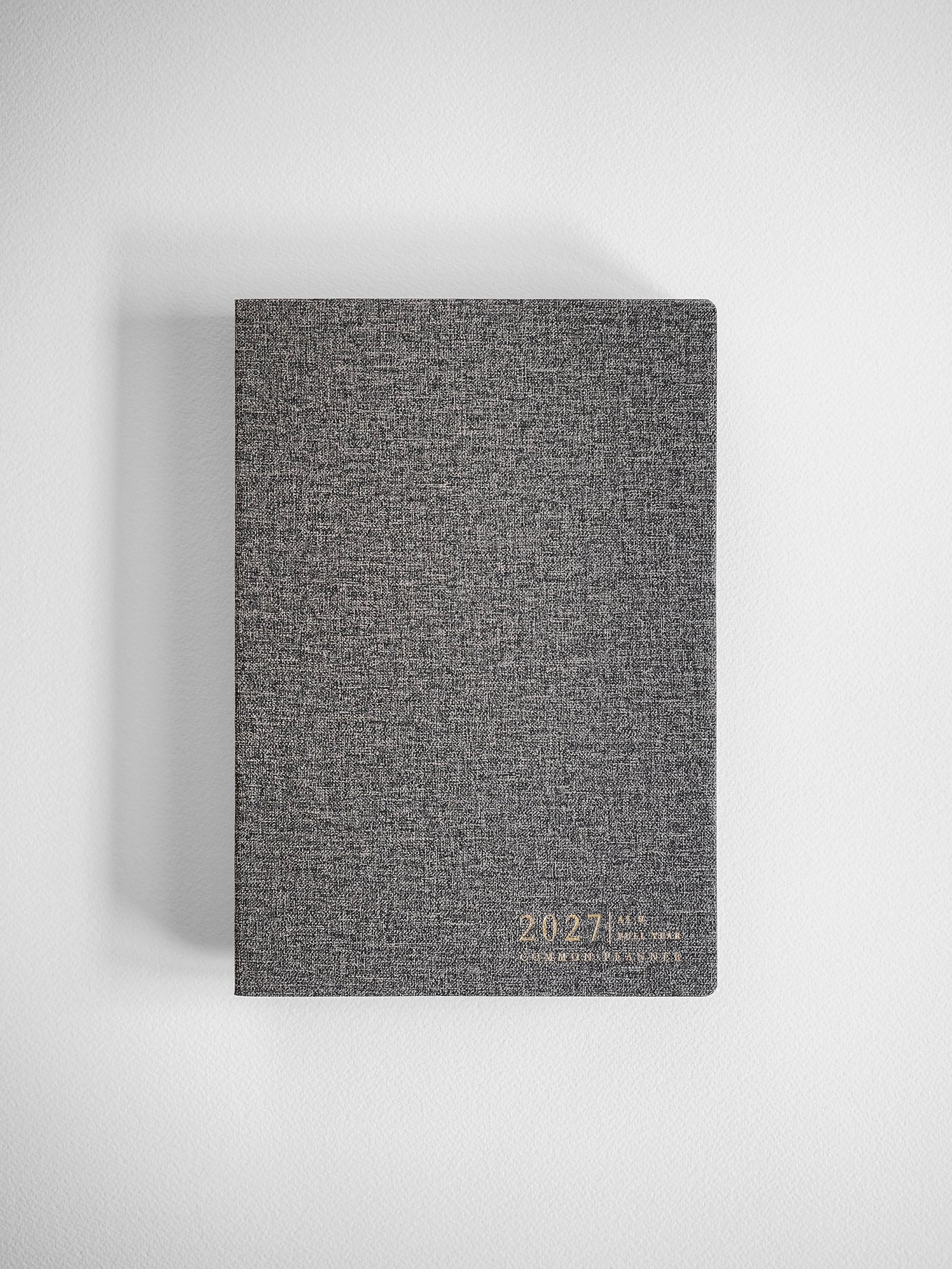 2027 A5 Horizontal Full year planner interior layout in Tweed #color_tweed