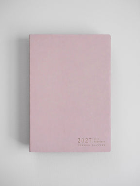 2027 A5 Horizontal Complete planner interior layout in Fairy Floss #color_fairyfloss