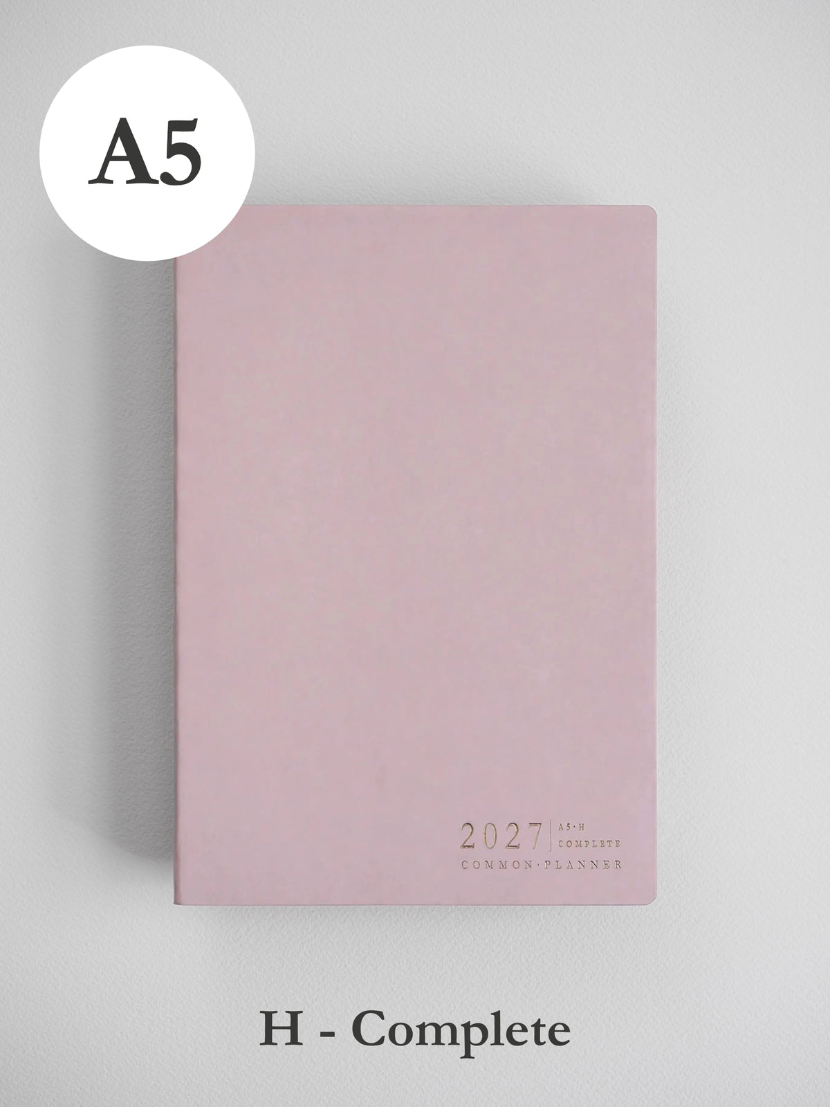 2027 A5 Horizontal Complete (softcover) planner front cover in Fairy Floss #color_fairyfloss
