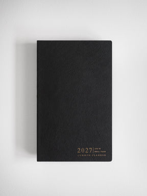 2027 A5S Horizontal Full year planner interior layout in Onyx #color_onyx