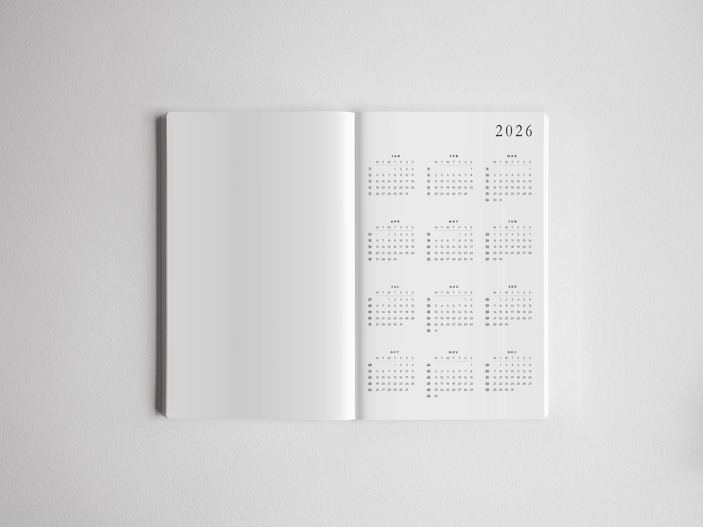 Yearly Calendar