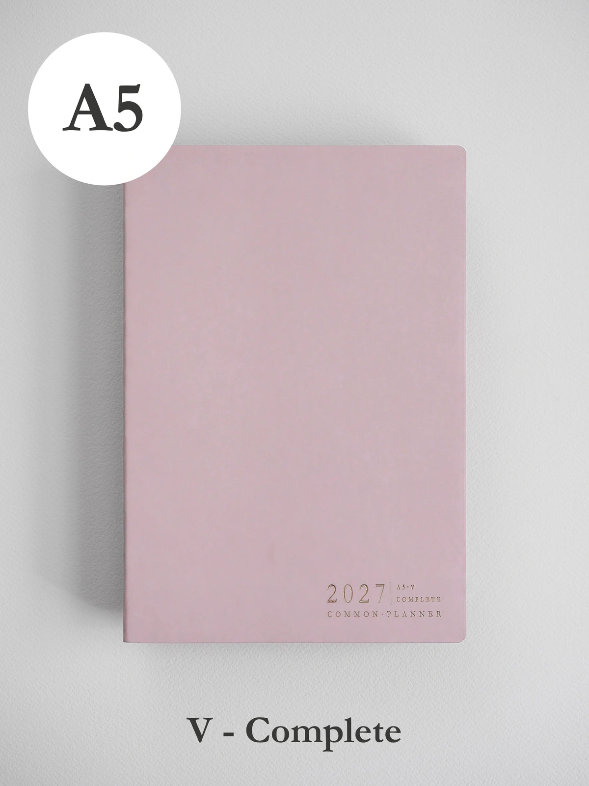 2027 A5 Vertical Complete (softcover) planner front cover in Fairy Floss #color_fairyfloss