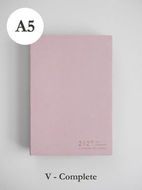 2027 A5 Vertical Complete (softcover) planner front cover in Fairy Floss #color_fairyfloss
