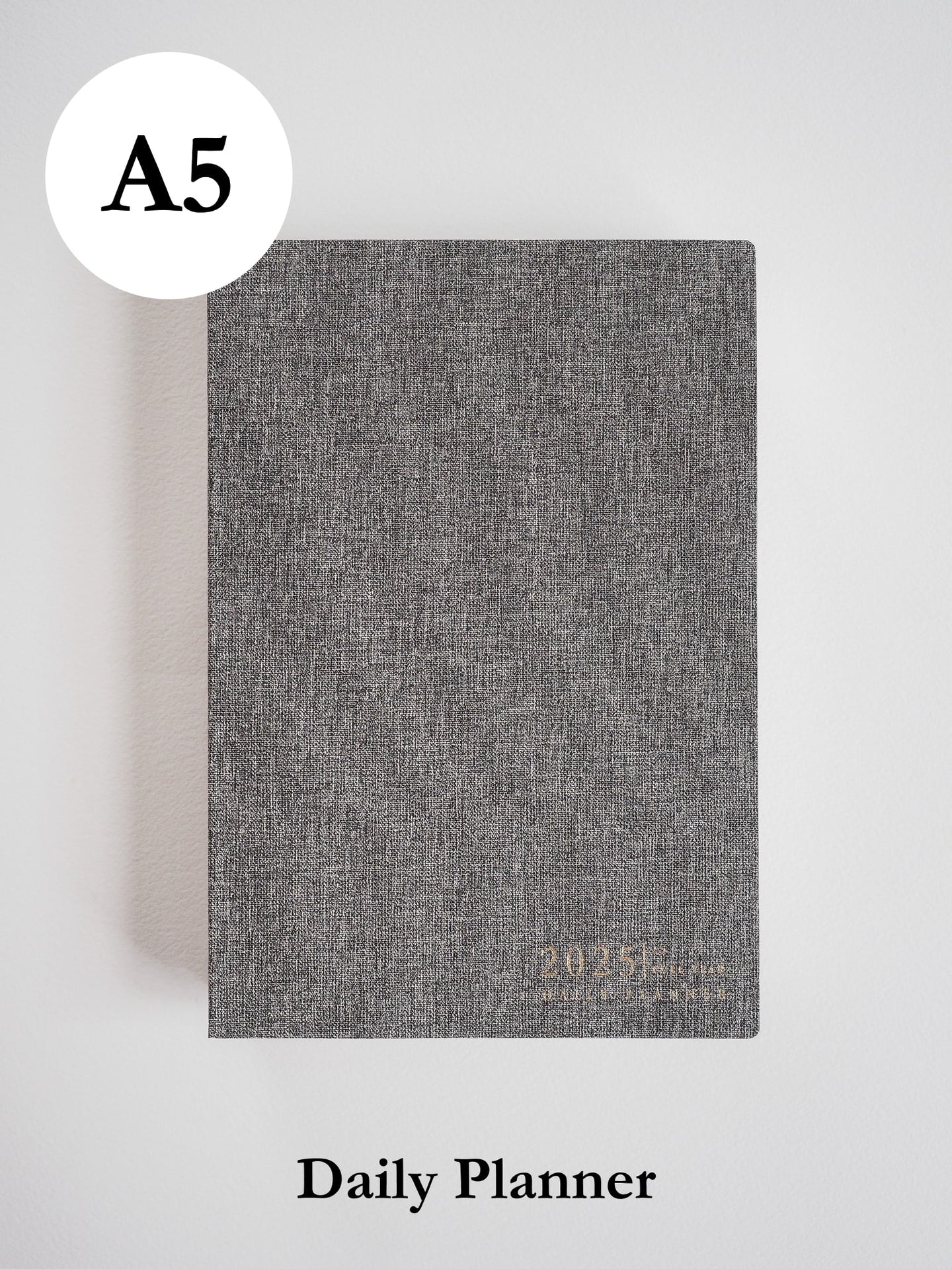 A5 Daily Full Year | 2025 Daily Planner (In-Stock)