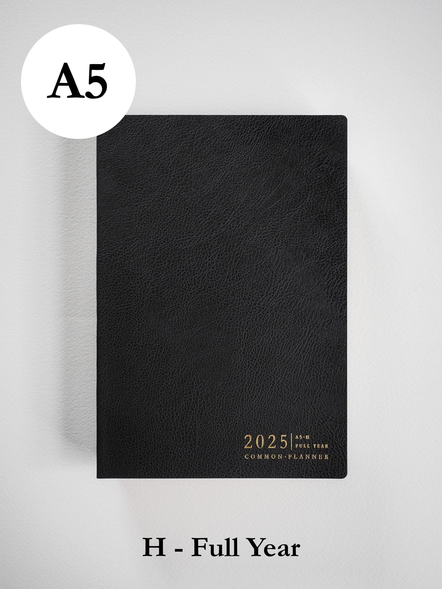 A5 Horizontal Full Year | 2025 Common Planner