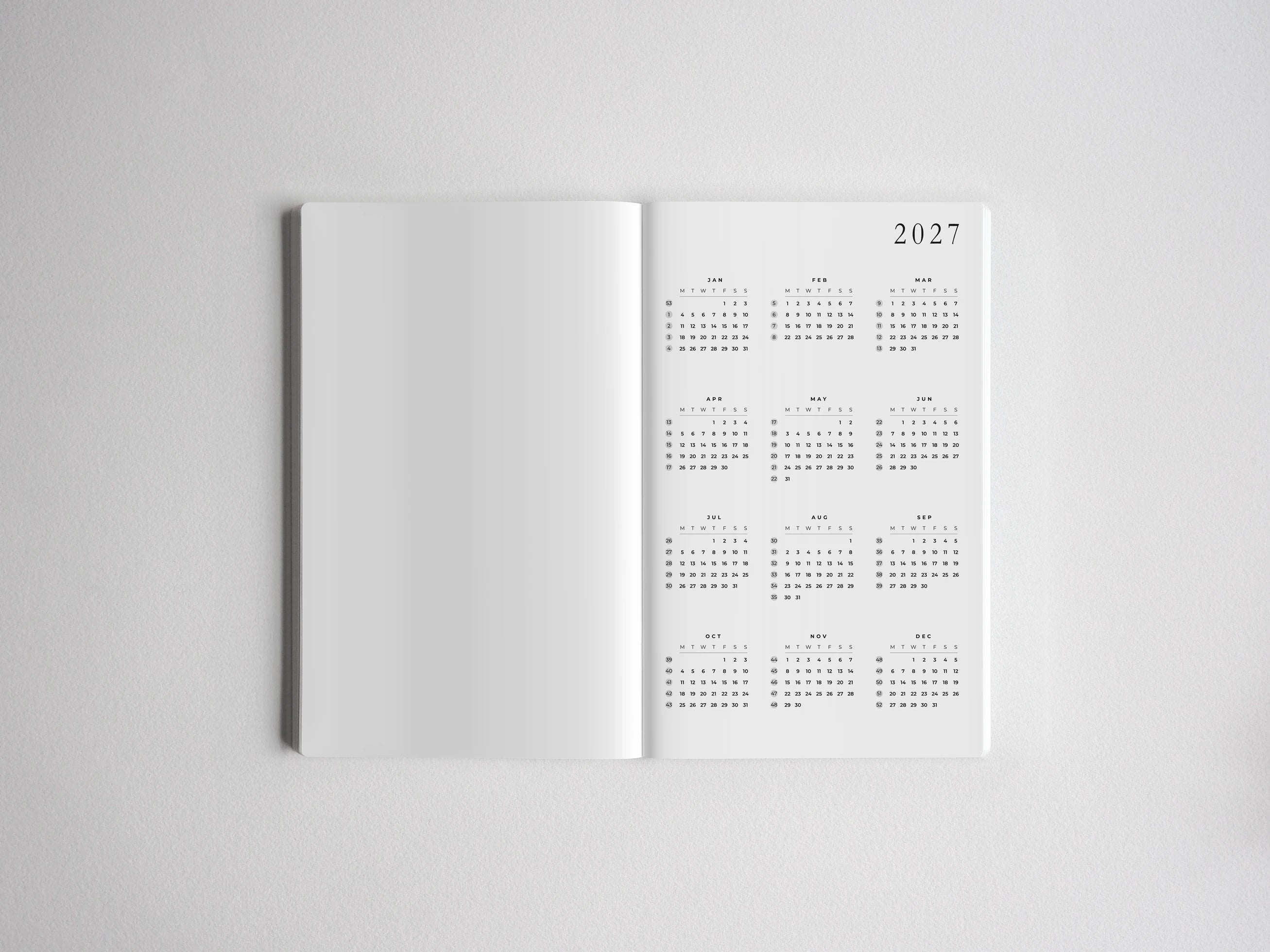 Yearly Calendar