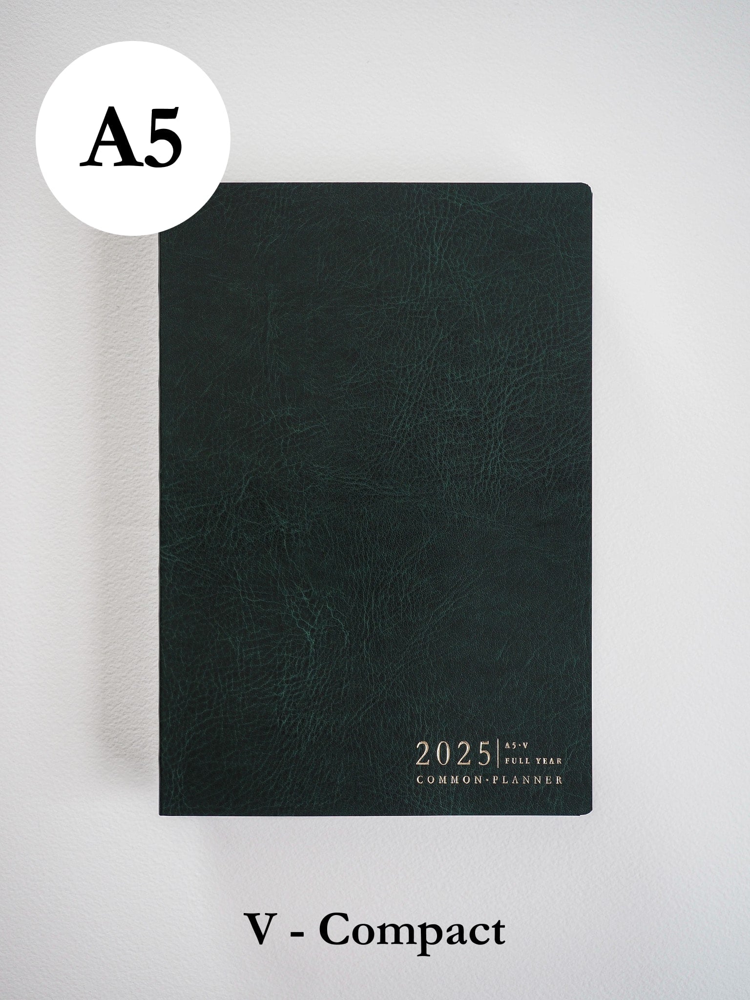 A5 Vertical Compact Full Year | 2025 Common Planner