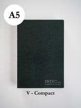 Load image into Gallery viewer, A5 Vertical Compact Full Year | 2025 Common Planner (In-Stock)
