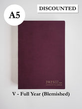 Load image into Gallery viewer, A5 Vertical Full Year | 2025 Common Planner (In-Stock) Blemished
