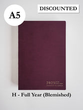 Load image into Gallery viewer, A5 Horizontal Full Year | 2025 Common Planner (In-Stock) Blemished
