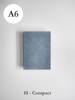 2027 A6 Horizontal Compact planner front cover in Mist #color_mist