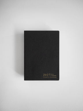 2027 A6 Horizontal Complete planner interior layout in Onyx #color_onyx