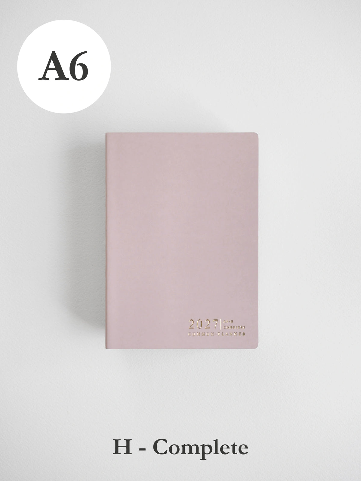 (Softcover) A6 Complete Horizontal Full Year | 2027 Common Planner