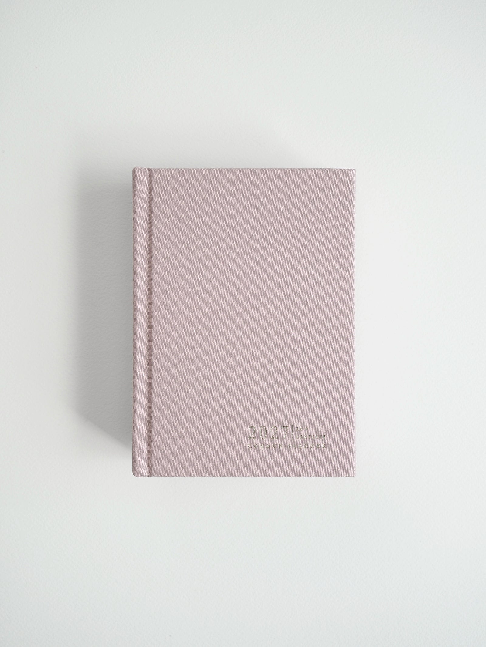 2027 A6 Vertical Complete planner interior layout in Seashell #color_seashell