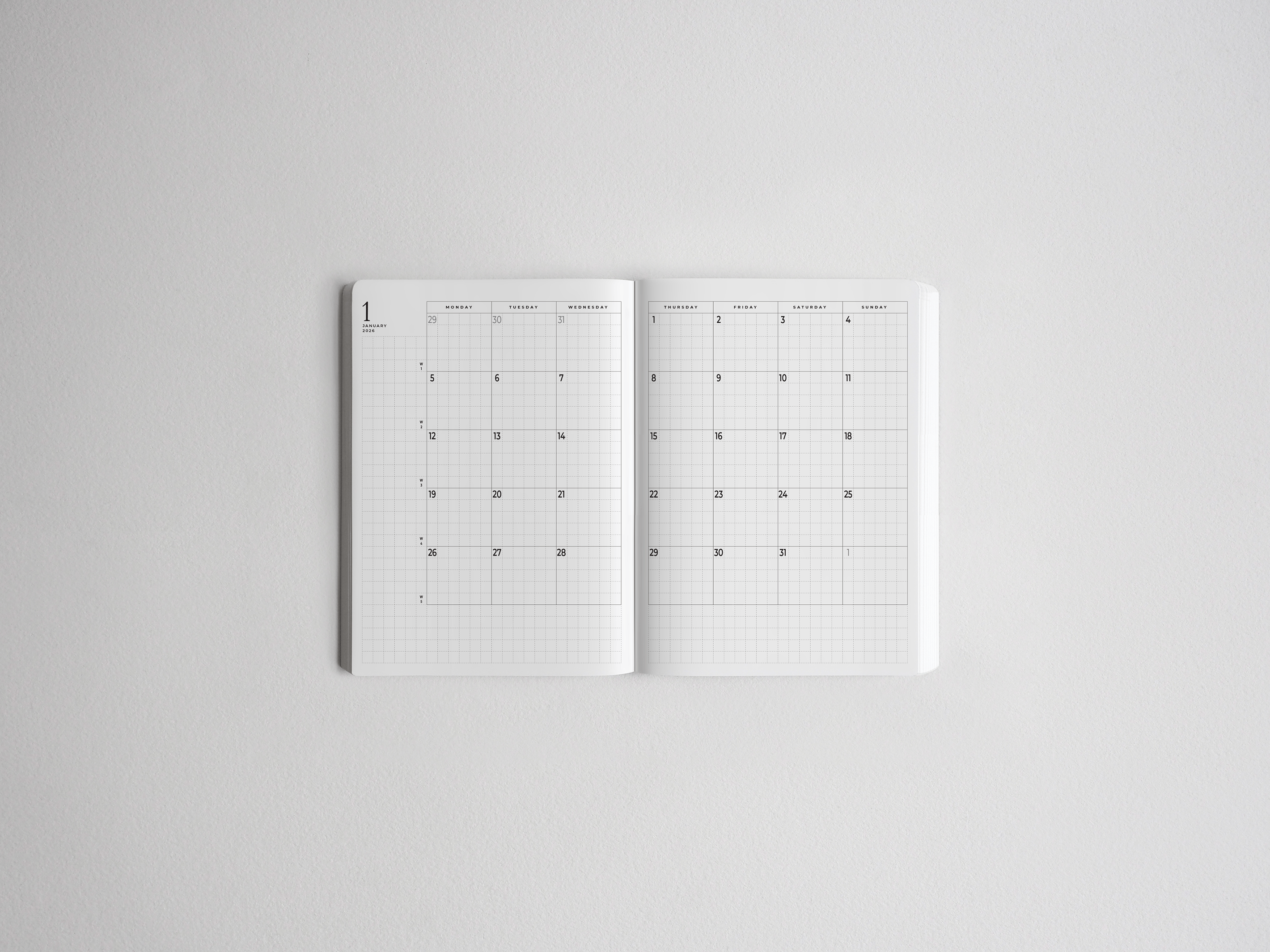 Monthly Layout