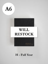 Load image into Gallery viewer, WILL RESTOCK - A6 Horizontal Full Year | 2025 Common Planner (In-Stock)
