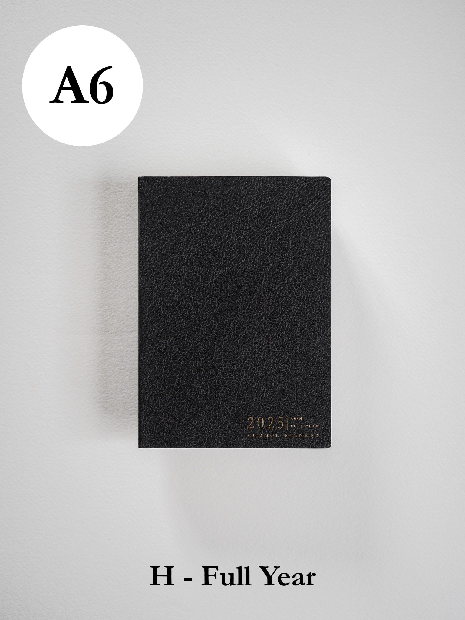 A6 Horizontal Full Year | 2025 Common Planner