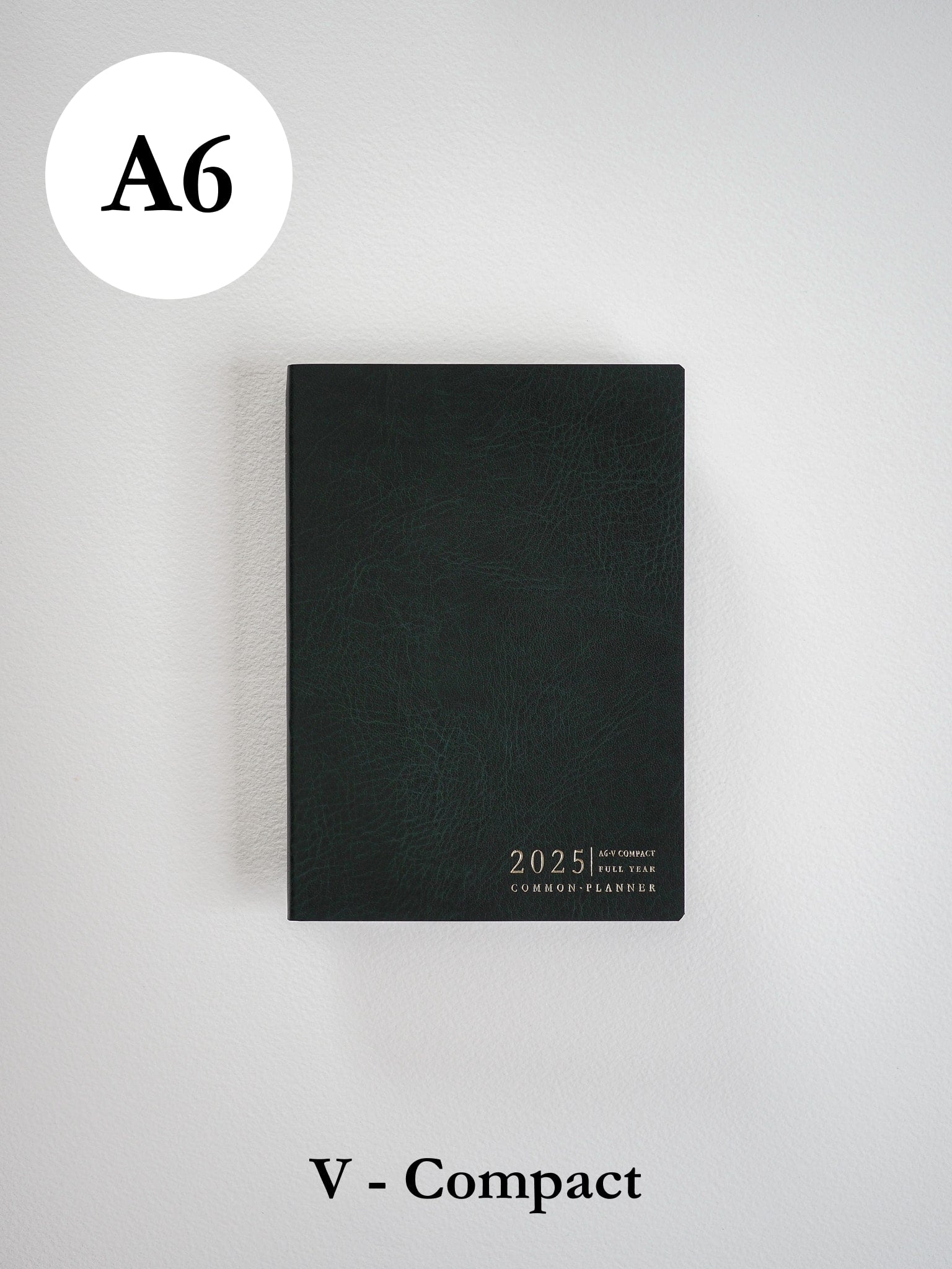 A6 Vertical Compact Full Year | 2025 Common Planner