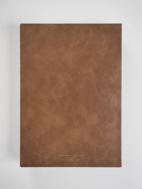 2027 B5 planner back cover in Caramel #color_caramel