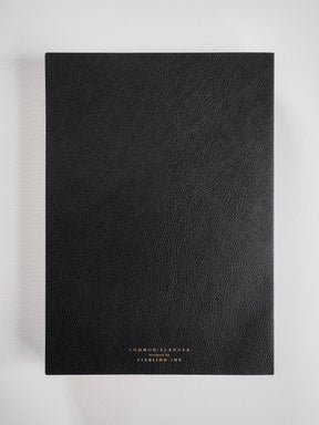 2027 B5 planner back cover in Onyx #color_onyx
