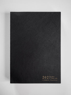 2027 B5 Horizontal Full year planner interior layout in Onyx #color_onyx