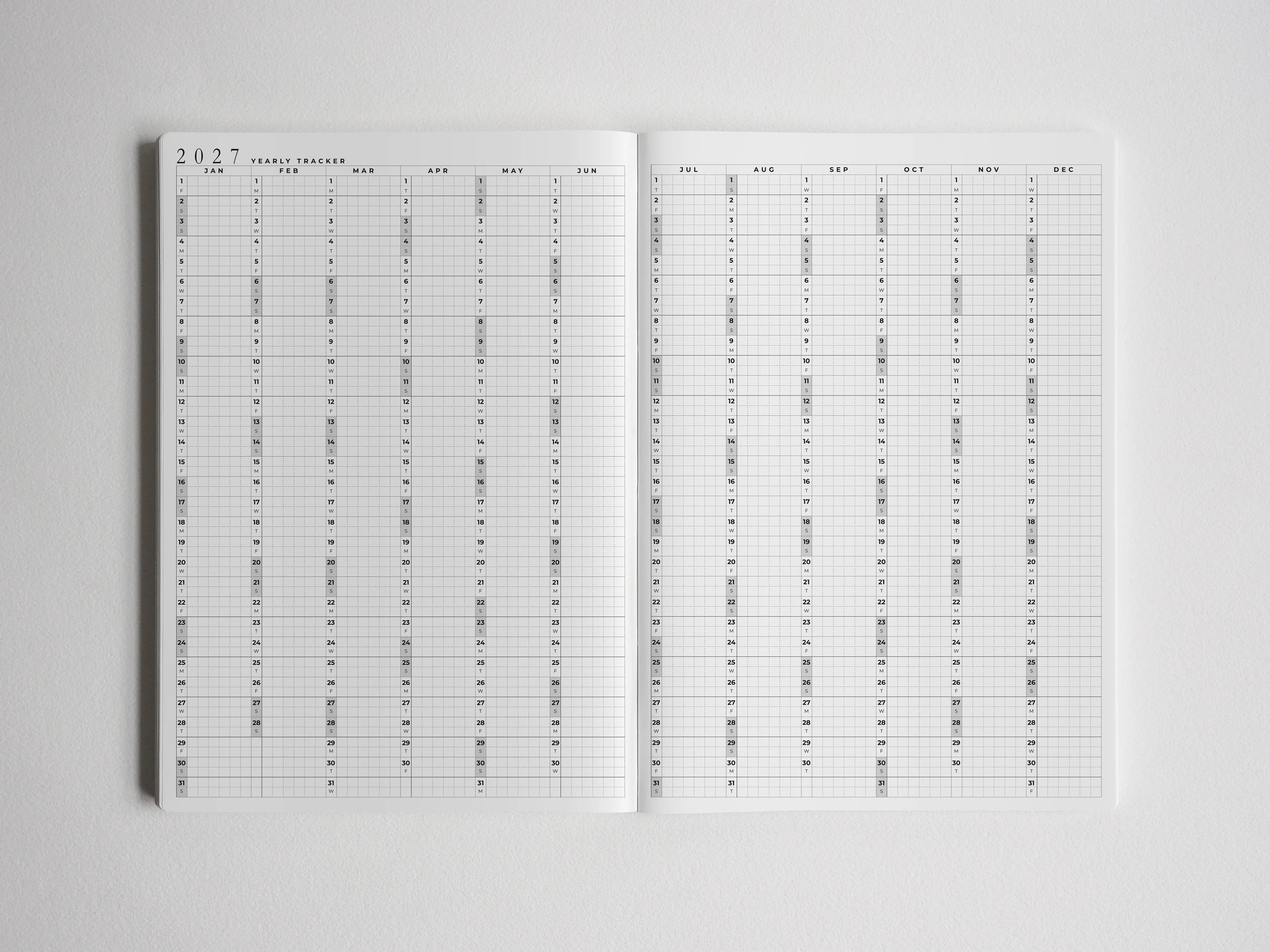 Yearly Tracker