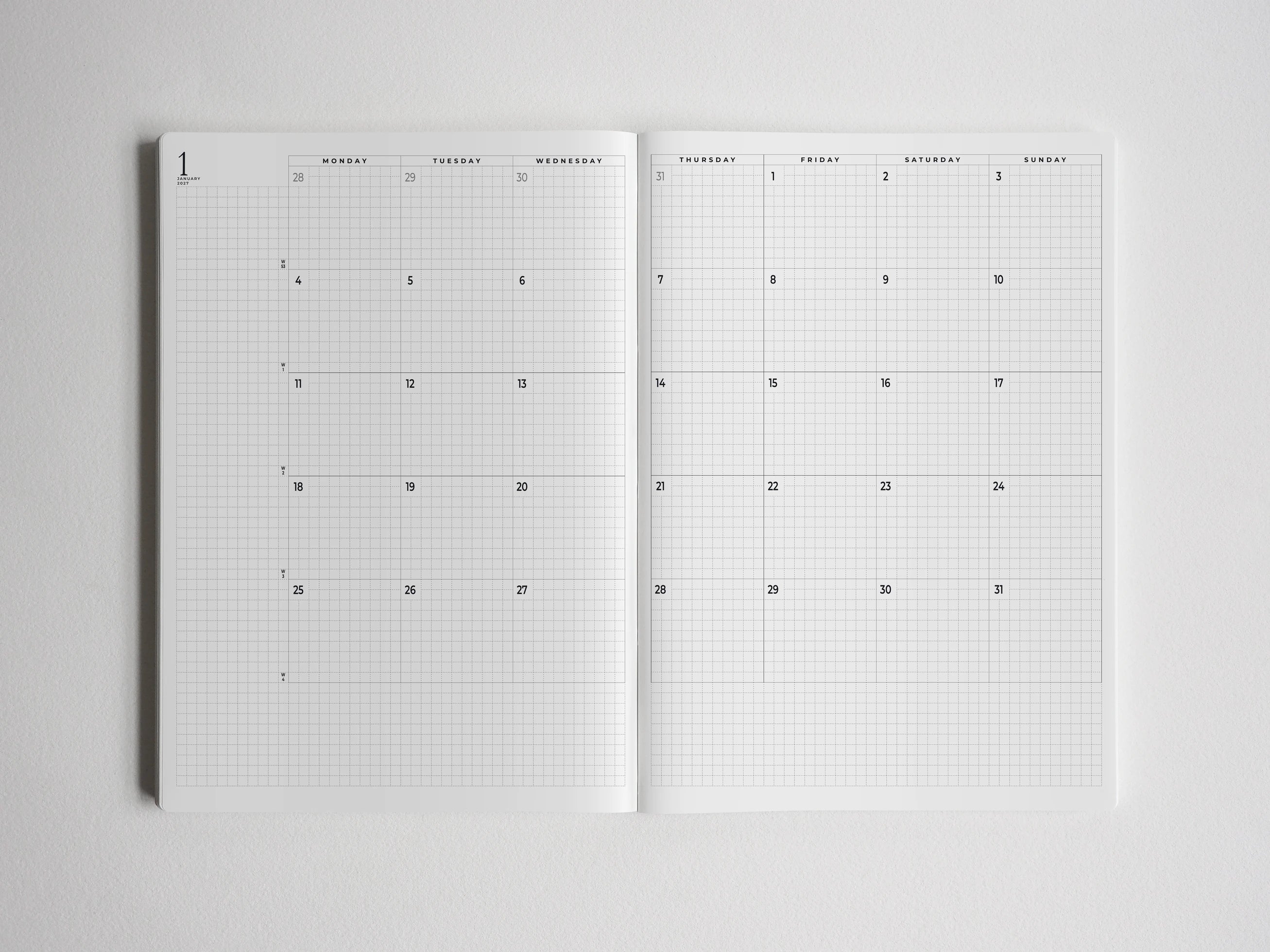 Monthly Layout