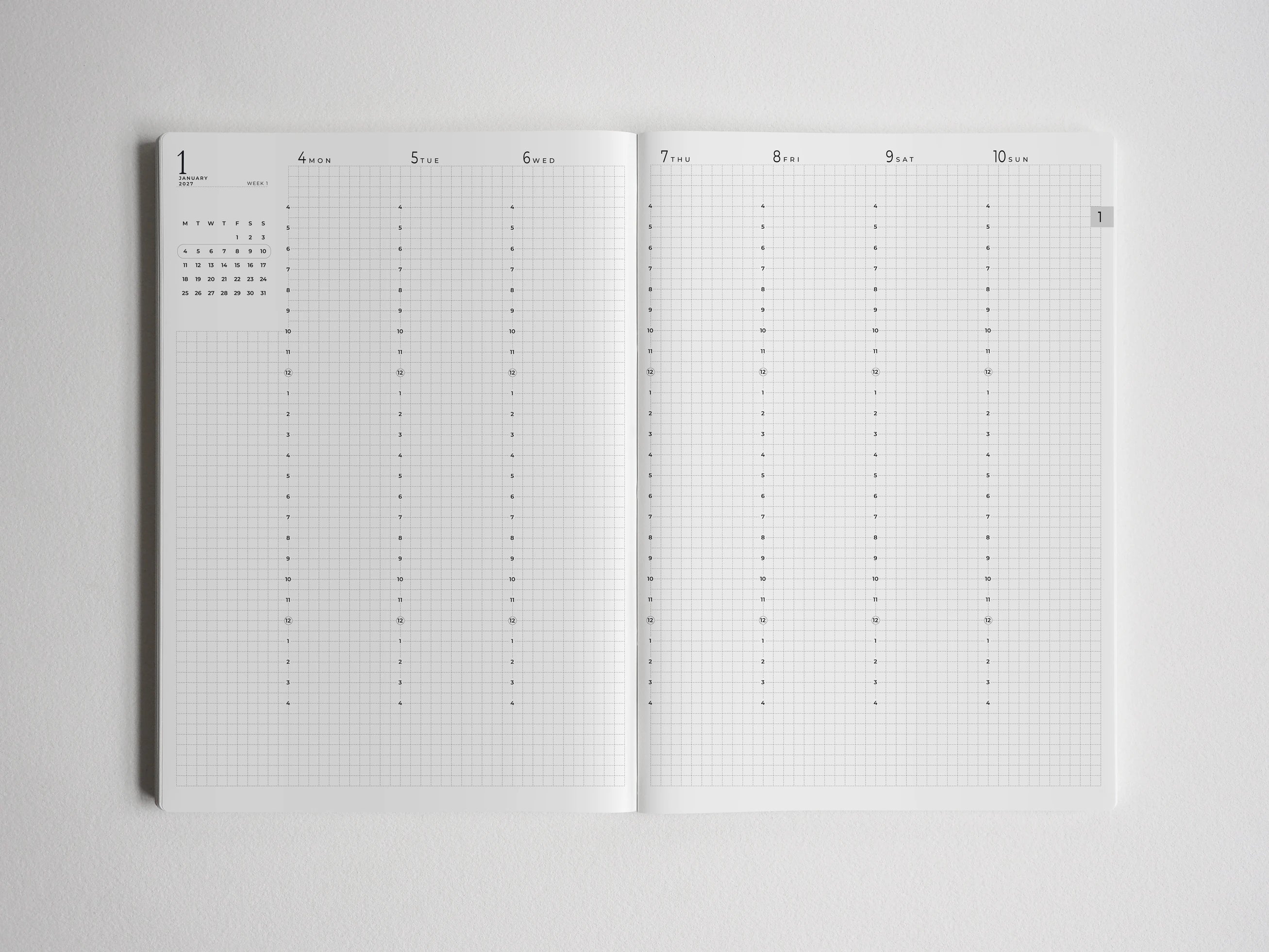 Weekly Layout