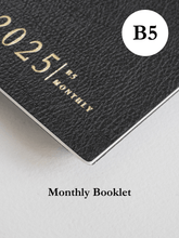 Load image into Gallery viewer, B5 Monthly Booklet (64 pages) | 2025 (In-Stock)
