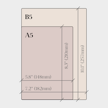 Load image into Gallery viewer, B5 Horizontal Full Year | 2025 Common Planner (In-Stock)
