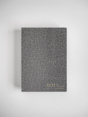 2027 B6 Daily Full year planner interior layout in Tweed #color_tweed