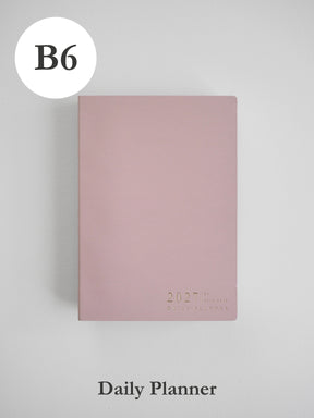 2027 B6 Daily Daily planner front cover in Fairy Floss #color_fairyfloss