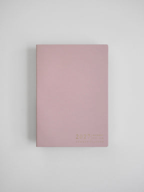 2027 B6 Horizontal Compact planner interior layout in Fairy Floss #color_fairyfloss