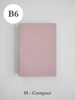 2027 B6 Horizontal Compact planner front cover in Fairy Floss #color_fairyfloss