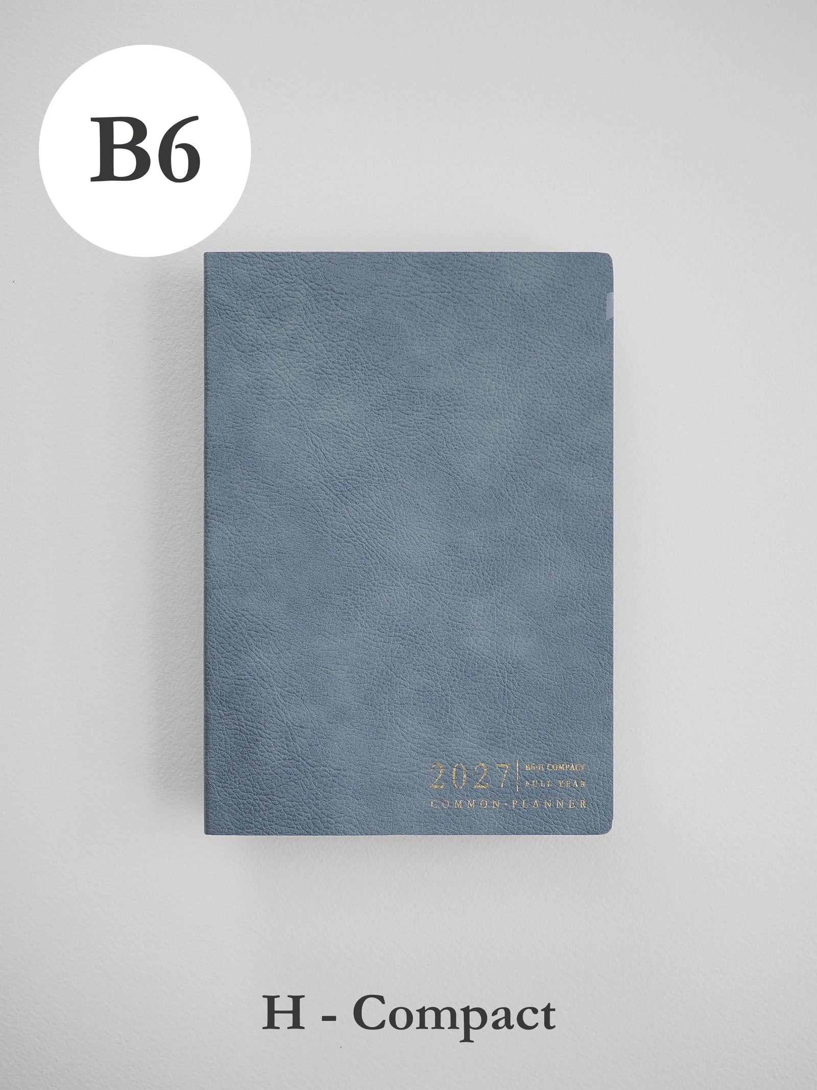 2027 B6 Horizontal Compact planner front cover in Mist #color_mist