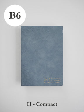 2027 B6 Horizontal Compact planner front cover in Mist #color_mist