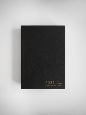 2027 B6 Horizontal Complete planner interior layout in Onyx #color_onyx