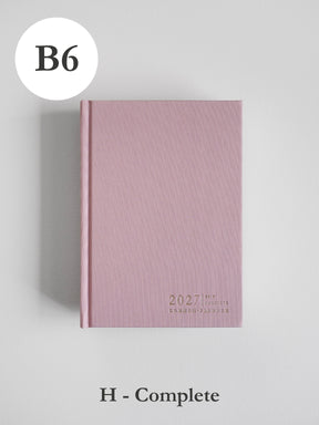 2027 B6 Horizontal Complete (hardcover) planner front cover in Seashell #color_seashell