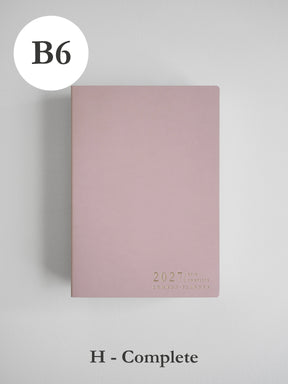 2027 B6 Horizontal Complete (softcover) planner front cover in Fairy Floss #color_fairyfloss