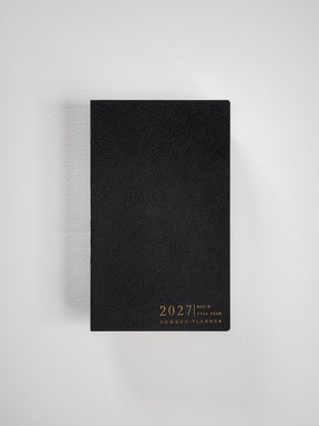 2027 B6S Horizontal Full year planner interior layout in Onyx #color_onyx