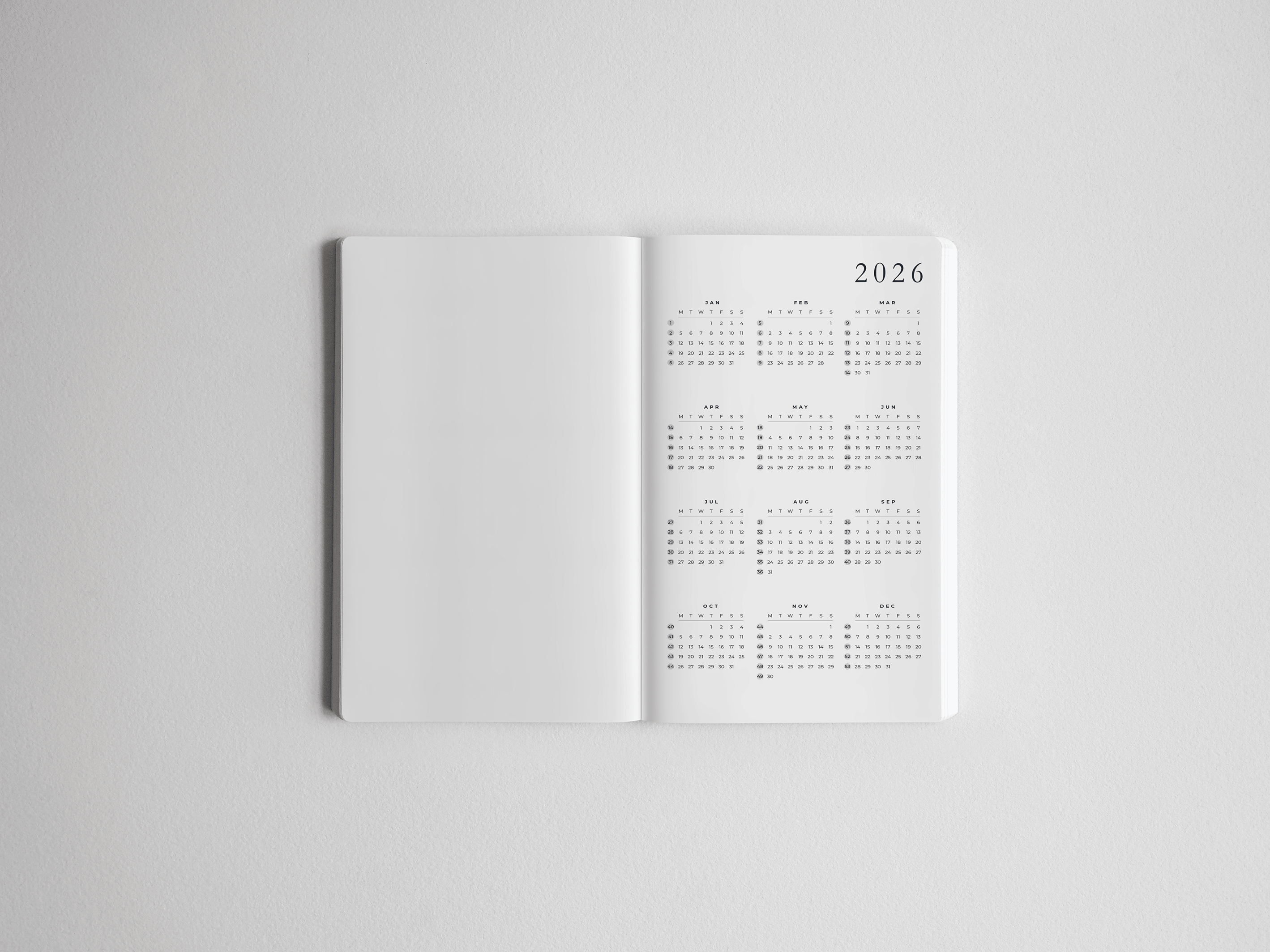 Yearly Calendar