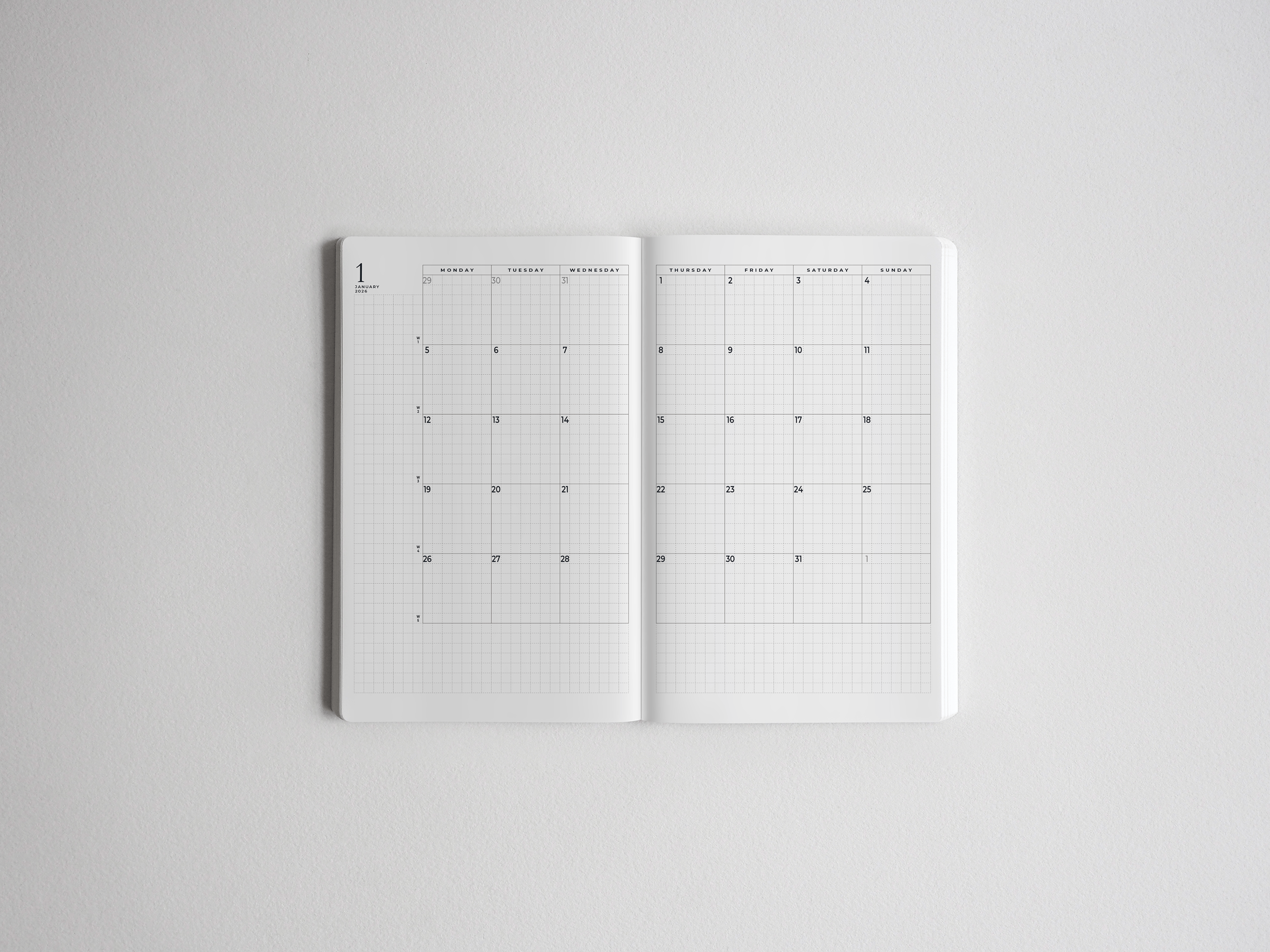Monthly Layout