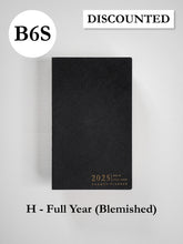 Load image into Gallery viewer, B6 Slim Horizontal Full Year | 2025 Common Planner (In-Stock) Blemished
